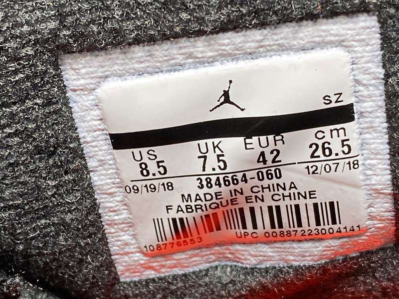 Air Jordan 6 Black Infrared(384664-060)